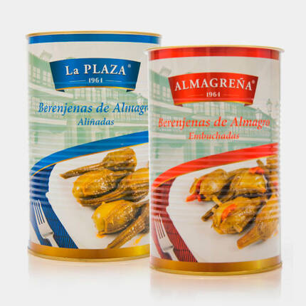 BERENJENAS ALIÑADAS 60/70 PIEZAS Y EMBUCHADAS 50/55 PIEZAS